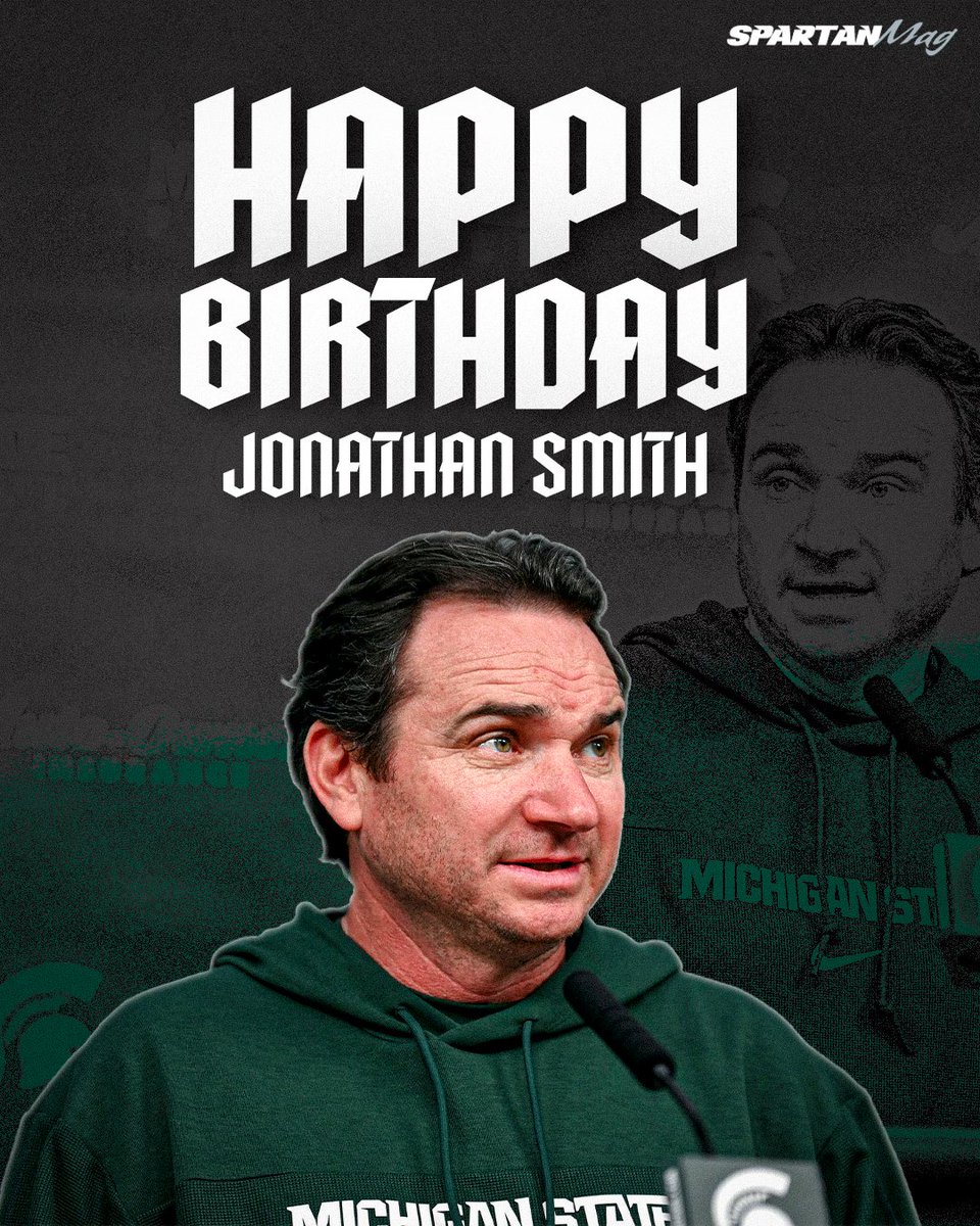 Happy birthday, @Coach_Smith! #GoGreen