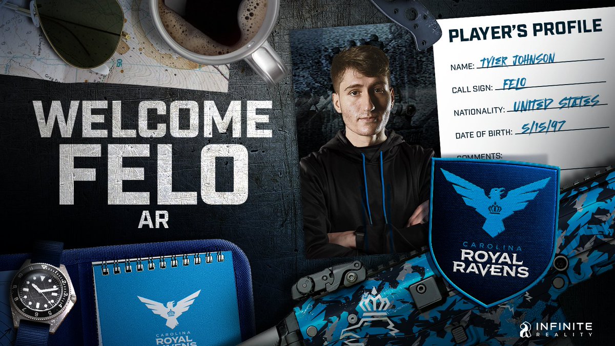 An ever present figure in the Call of Duty scene is now a Royal Raven.

Say hello to <a href="/FeLo/">Tyler FeLo</a> 🫡 

#AttackFromAbove
