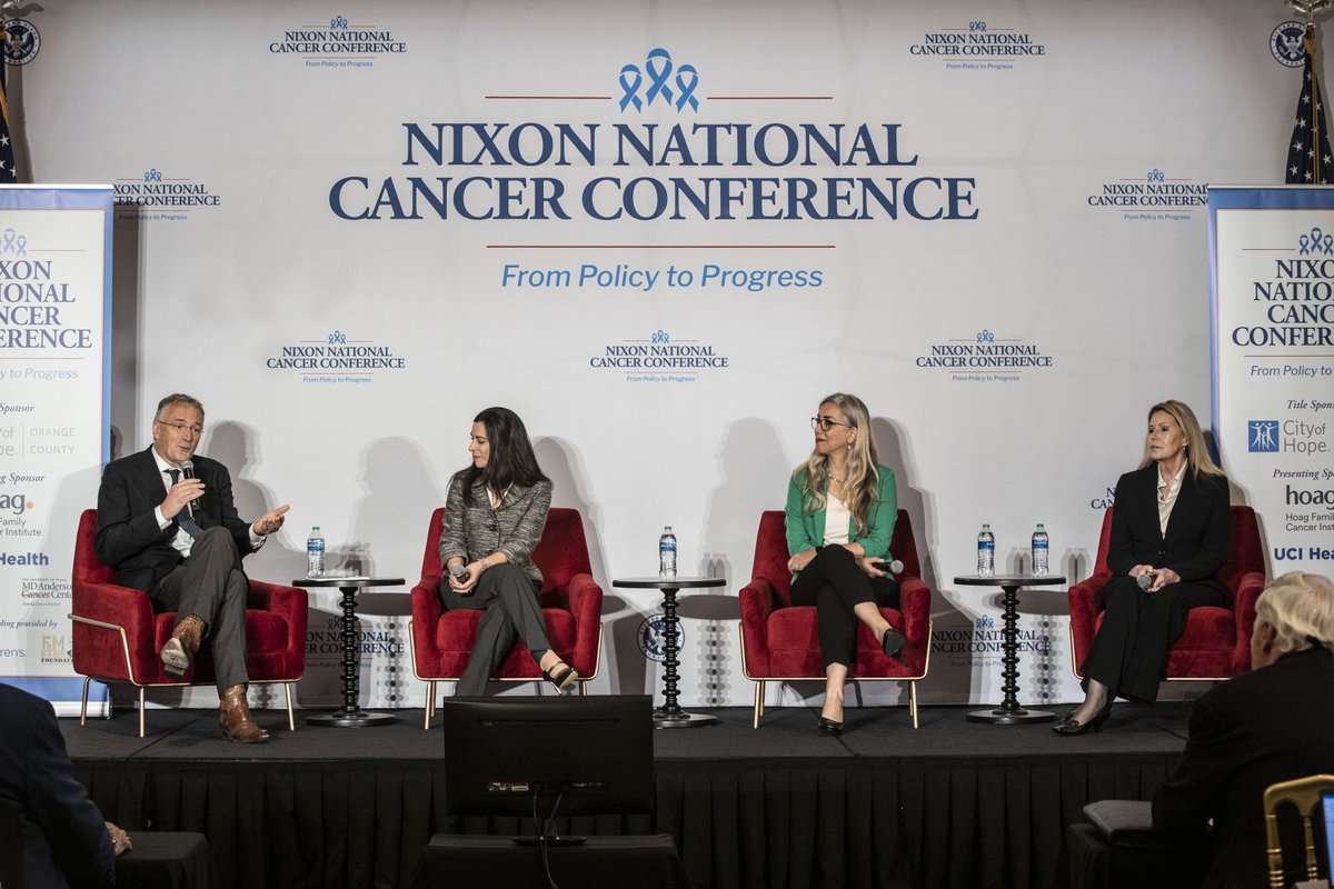 Richard Nixon Foundation (@nixonfoundation) on Twitter photo Thank you to our second panel for your discussion on "Precision Oncology: Tailored Care for Better Outcome"
Christina M. Annunziata - <a href="/AmericanCancer/">American Cancer Society</a>
Sourat Darabi - <a href="/hoaghealth/">Hoag</a>
Mauro Ferrari - BrYet US
Linda Malkas - <a href="/cityofhope/">City of Hope</a>
Continue to watch the Nixon National Cancer Thank you to our second panel for your discussion on "Precision Oncology: Tailored Care for Better Outcome"
Christina M. Annunziata - <a href="/AmericanCancer/">American Cancer Society</a>
Sourat Darabi - <a href="/hoaghealth/">Hoag</a>
Mauro Ferrari - BrYet US
Linda Malkas - <a href="/cityofhope/">City of Hope</a>
Continue to watch the Nixon National Cancer
