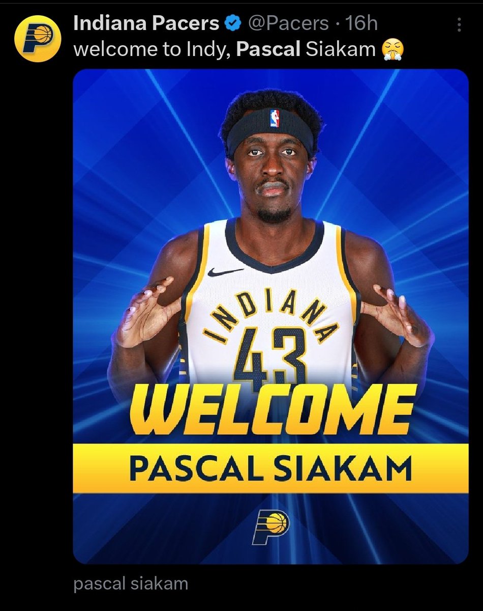 I feel weepy. Pascal deserved better than he was given particularly this season.  I'll forever admire his hard work and dedication to the team, and to his craft, his professionalism and skills. He'll be long remembered in Toronto and he is beloved by us fans #pascalsiakam #Pascal