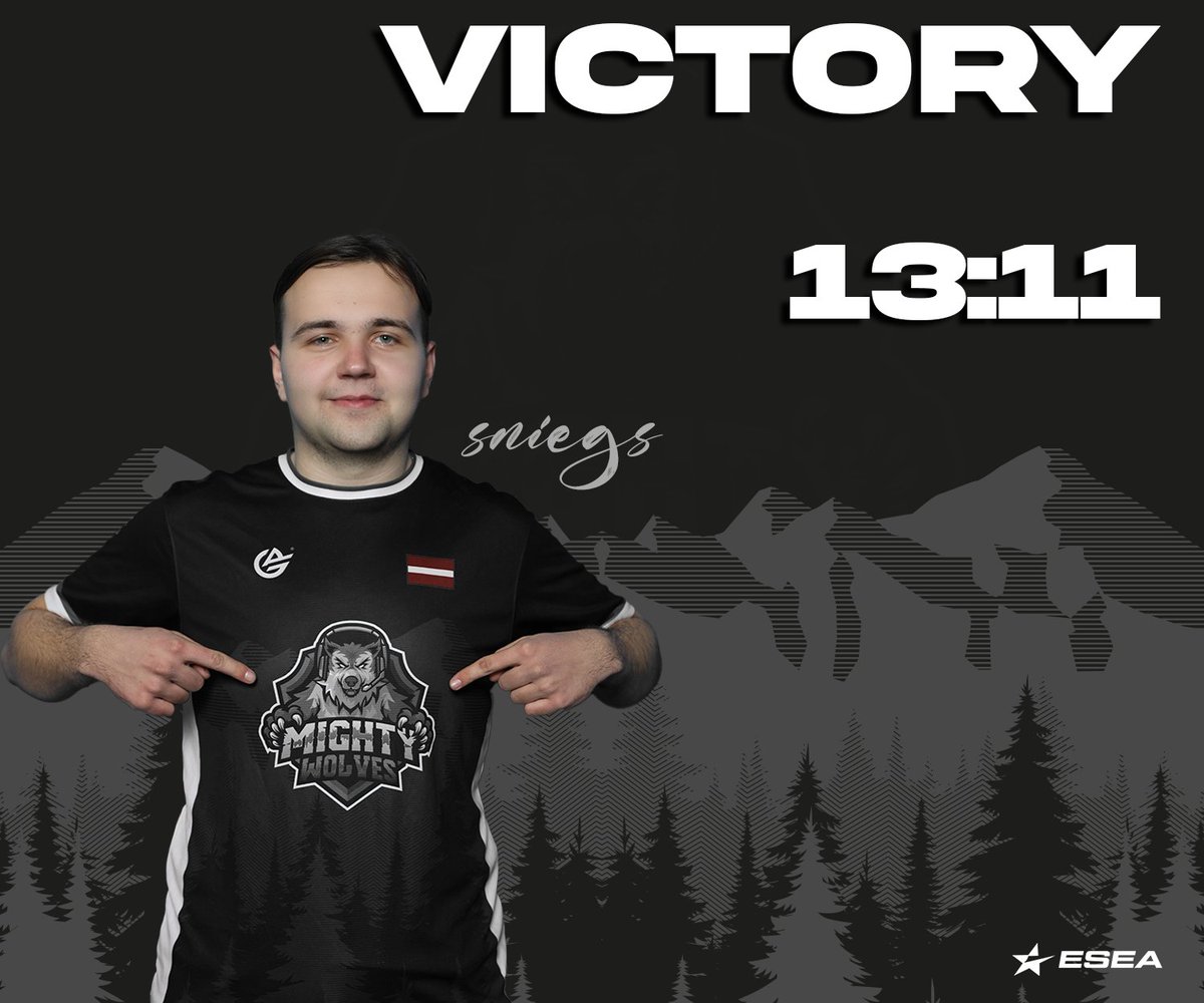 🔥Uzvara! 

Sīvā cīņā panākam uzvaru pirmajā sezonas spēlē!

<a href="/ESEA/">ESEA League</a> record: 1-0.