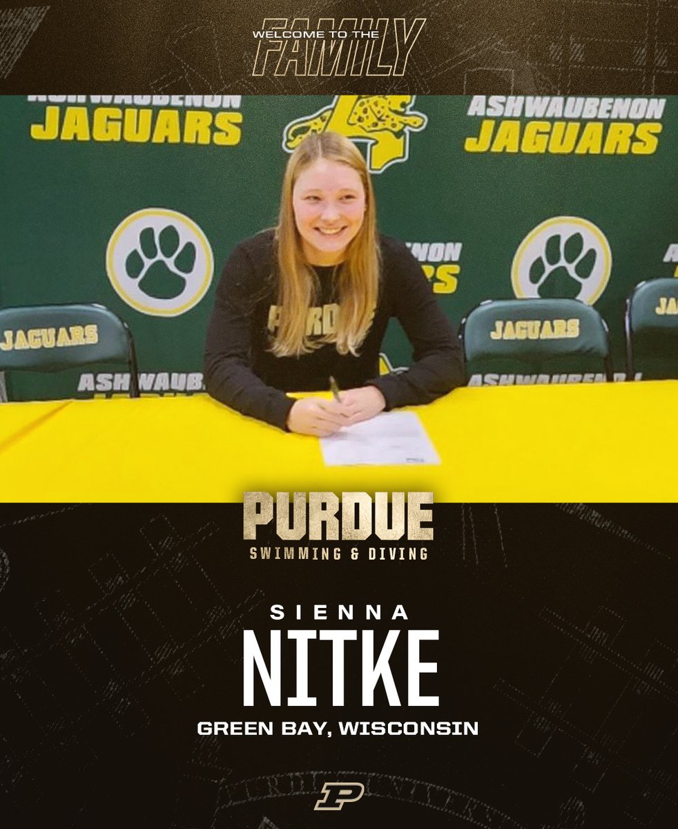 Welcome Sienna!! #BoilerUp 

🚂 Sienna Nitke
🏊‍♀️ Freestyle - All Distances
🌎 Green Bay, Wisconsin
🏫 Ashwaubenon HS
♣️ Ashwaubenon Swim Club
⏱️ swimcloud.com/swimmer/174512…

#FutureBoilermaker x #AllAboard