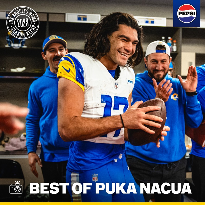 RamsNFL's tweet photo. Best flicks of our record-breaking rookie. 📸