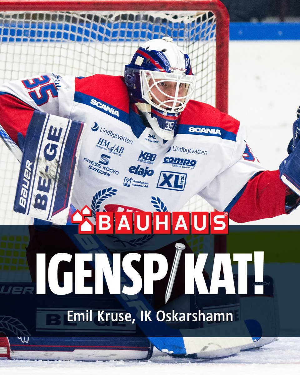 SHLse's tweet photo. Emil Kruse håller sin första nolla i SHL när hans @iko_officiell vinner mot Örebro. 🔥

#ÖREIKO #SHL #twittpuck #ishockey #svsshl https://t.co/TVYwOXztta