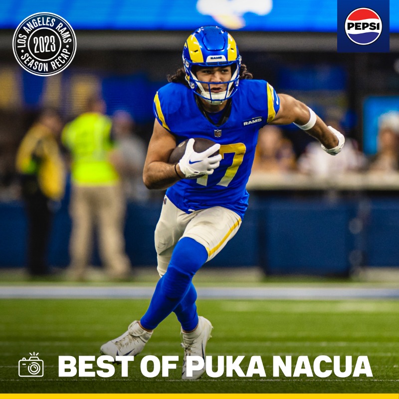 RamsNFL's tweet photo. Best flicks of our record-breaking rookie. 📸