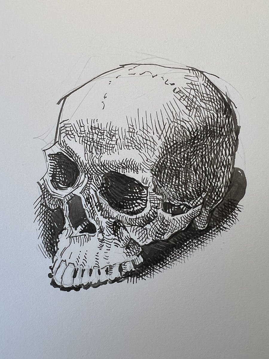 「testing out a new fude pen」|Paul Heastonのイラスト