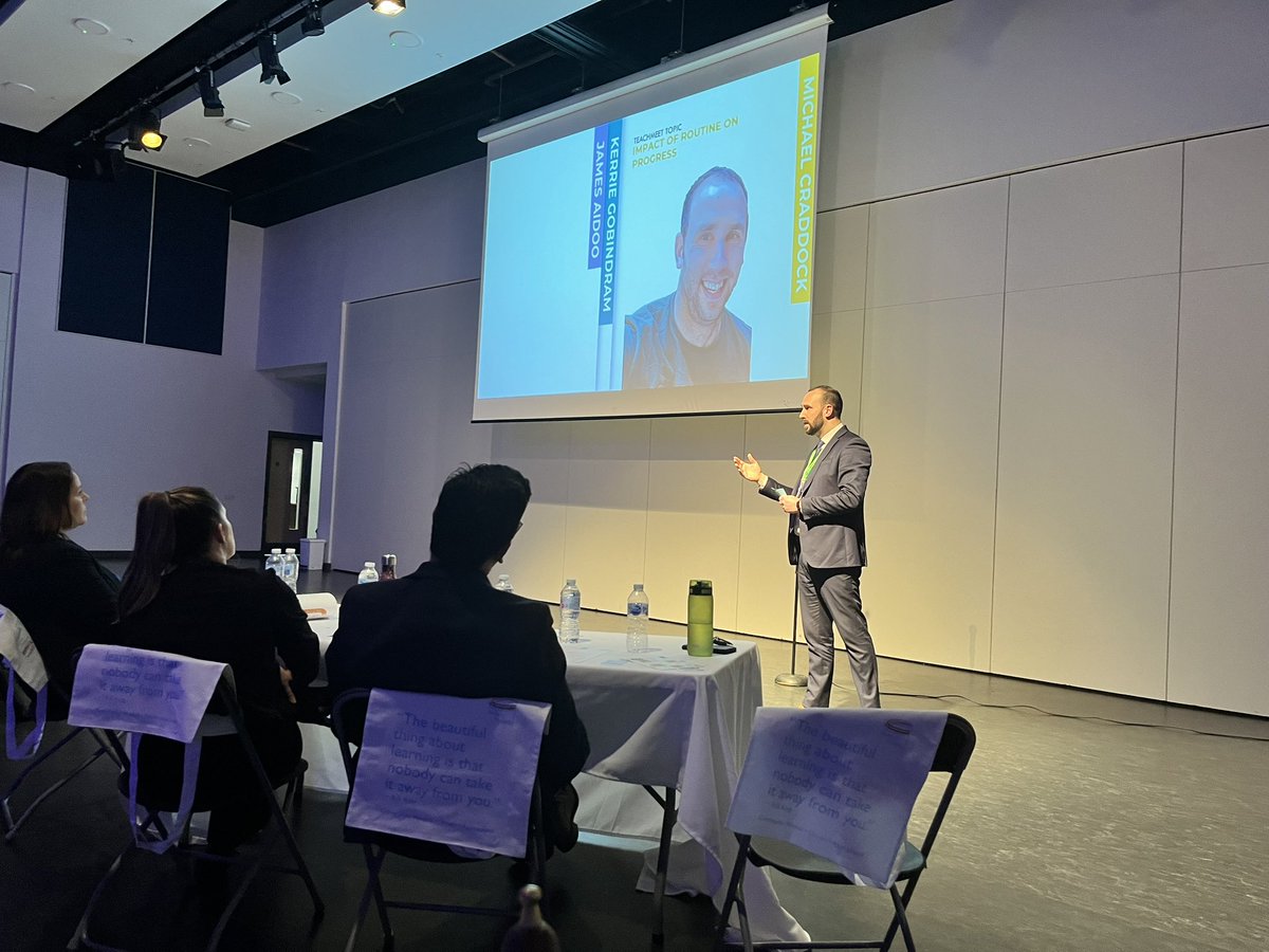 BedfordLTA's tweet photo. Michael Craddock from BEST Academies tells us “if we can create certainty it allows the human brain to learn” And you were under time too! https://t.co/xUDTiUYHYR