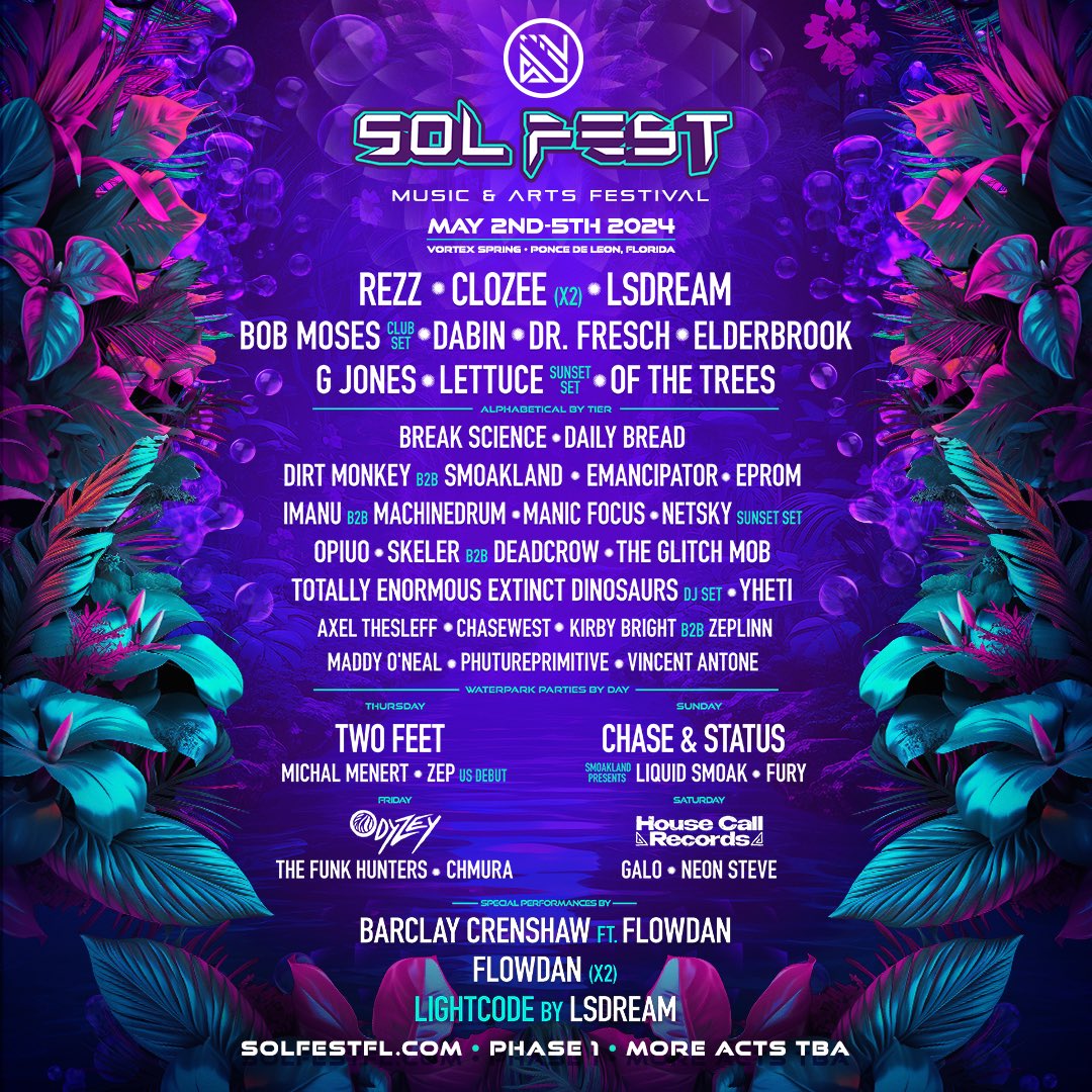 AllTime EDM (@alltimeedm) on Twitter photo ✦ Sol Fest Giveaway ✦
We are giving away 2 FREE GA Tickets 🎡
To win you must:
- RT & Like
- Tag 1 friend! (1 tag = 1 entry)
- Follow <a href="/AllTimeEDM/">AllTime EDM</a> & @SolFestfl
Ends 01/23 ✦ Sol Fest Giveaway ✦
We are giving away 2 FREE GA Tickets 🎡
To win you must:
- RT & Like
- Tag 1 friend! (1 tag = 1 entry)
- Follow <a href="/AllTimeEDM/">AllTime EDM</a> & @SolFestfl
Ends 01/23