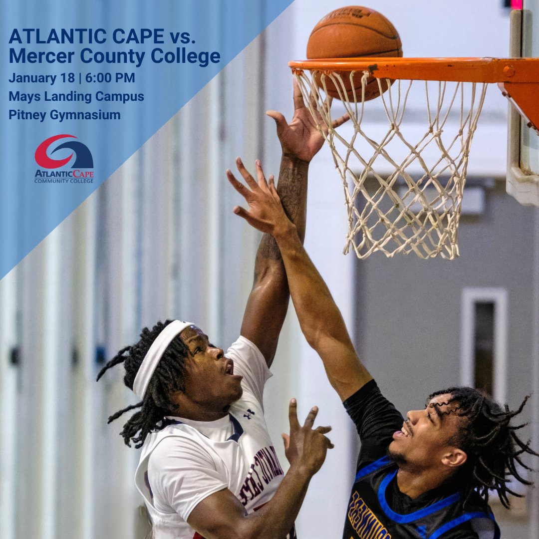Join us as our men's basketball team faces Mercer County College. Tip off is at 6PM in Pitney Gymnasium. Our Buccaneers currently sit in 4th place in Region 19 w/a 7-2 conference record. Live game coverage visit:  bit.ly/BuccaneersLive…
#jucobasketball #collegebasketbal <a href="/NJCAA/">NJCAA</a>