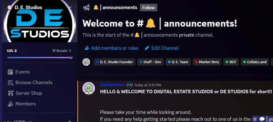 AlphaMinerETH's tweet photo. Hello and welcome to DE Studios!! 

Join to learn more here👉🏽 https://t.co/4jpohCF9kR

#DEStudios #AlphaFax #web3 #Startup #DeFi https://t.co/0mN56c7OHK