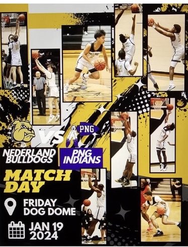 Game times include 4:30, 5:45, 7:00