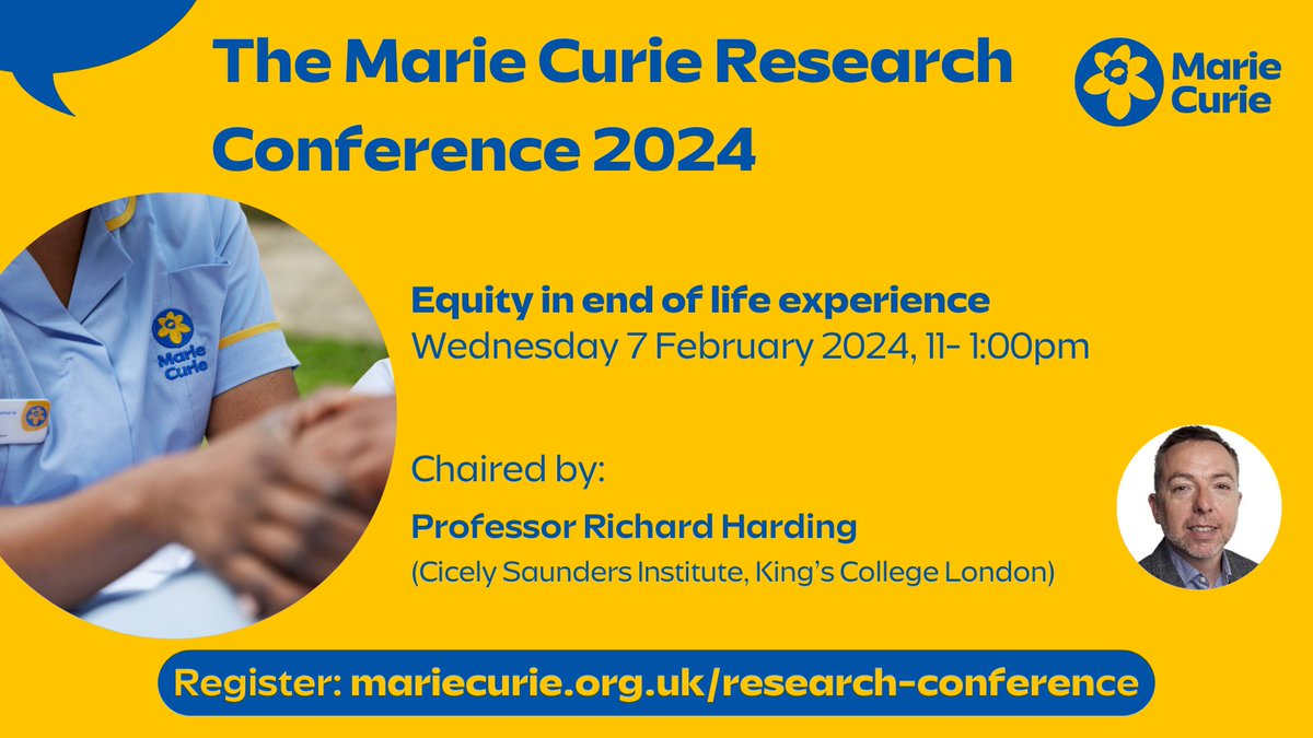 Excited to attend this year's @mariecurieuk research conference #MCResearch2024 free registration: events.zoom.us/ev/AnI6pWWmmeO…