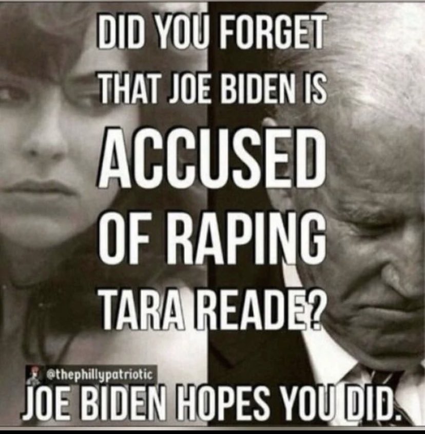 Joe hopes you have forgotten as he's busy raping our country right now.