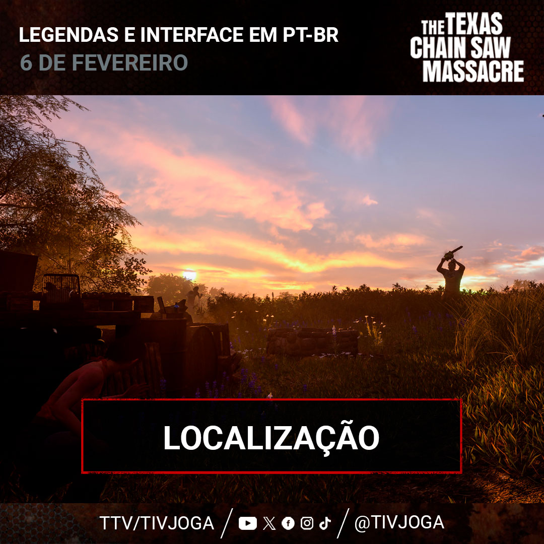 tivjoga's tweet photo. A próxima atualização do jogo promete trazer (finalmente) a localização em Português do Brasil, junto de ajustes de algumas vantagens e habilidades.

O recente sobrevivente Danny e a assassina Sissy sofrerão nerfs.

◤#TXChainSawGame #TXCM◢ https://t.co/mPewti50vs