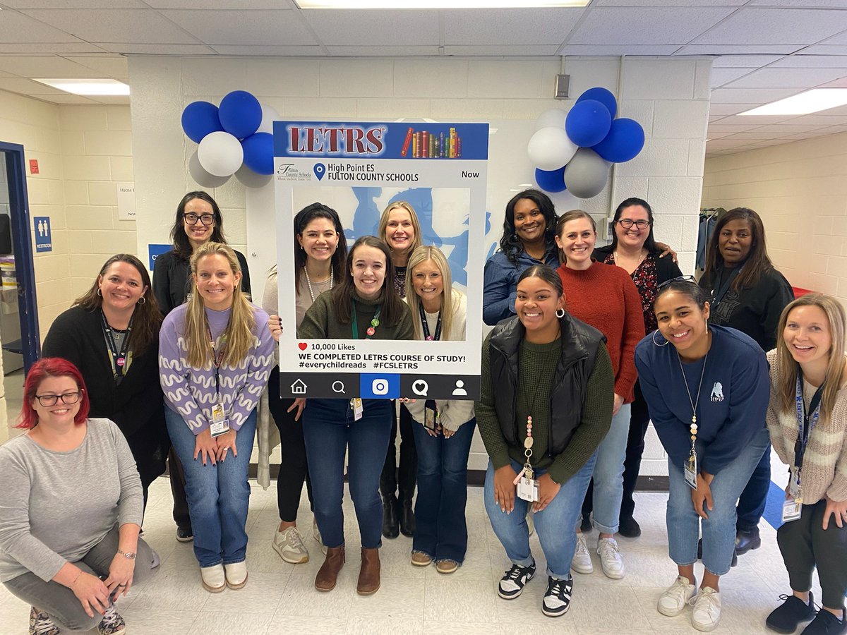 HPointPrincipal's tweet photo. Our 1st @HighPointFCS teacher cohort is complete!!  We're growing readers with our new Science of Reading knowledge📚 #EmpoweringEveryLearner https://t.co/hjivNNo45c