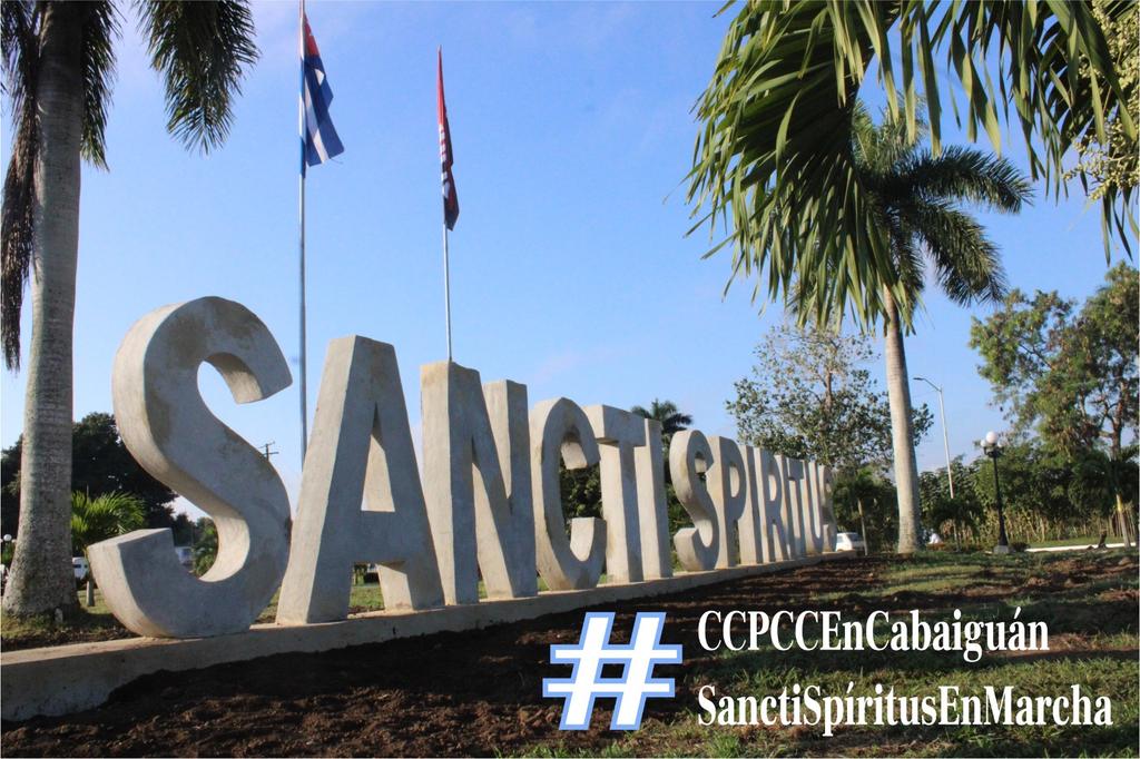 Los espirituanos no le fallaremos nunca a la Revolución. Tenemos la 
más profunda convicción y absoluta seguridad de que trabajaremos 
con firmeza, entusiasmo, motivación y no nos dejaremos aplastar por 
ninguna dificultad u obstáculo
#CCPCCEnCabaiguán
#SanctiSpíritusEnMarcha