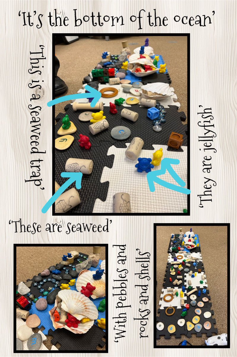 <a href="/YsgolParcYLlan/">Ysgol Parc Y Llan</a> Class 1 are continuing to enjoy the freedom and imagination their new loose parts area provides them. Take a look at this wonderful ‘bottom of the ocean’ created by some of our children. #looseparts #childledlearning #ambitiouscapablelearners