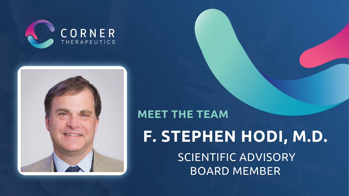Corner Therapeutics (@corner_tx) on Twitter photo On our SAB, F. Stephen Hodi, MD, brings substantial expertise in immunotherapy for skin cancer. He is the Sharon Crowley Martin Chair in Melanoma at <a href="/DanaFarber/">Dana-Farber</a>, and was instrumental in the clinical development of ipilimumab and nivolumab for the treatment of melanoma. On our SAB, F. Stephen Hodi, MD, brings substantial expertise in immunotherapy for skin cancer. He is the Sharon Crowley Martin Chair in Melanoma at <a href="/DanaFarber/">Dana-Farber</a>, and was instrumental in the clinical development of ipilimumab and nivolumab for the treatment of melanoma.