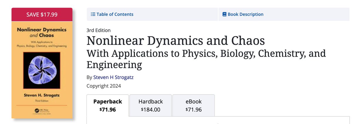The book is on sale right now - save $17.99 on the ebook or paperback. 

routledge.com/Nonlinear-Dyna…