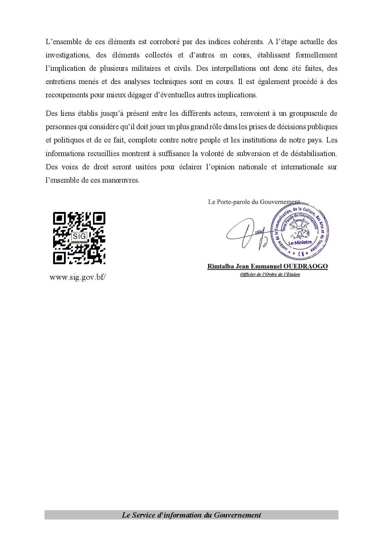 Burkina Faso : une tentative de coup d'État aurait secoué le pays