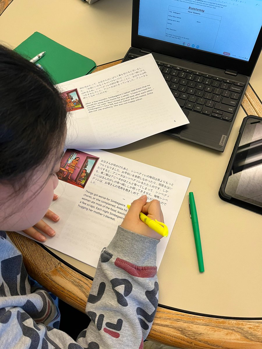 MsHamiltonLDSB's tweet photo. Using Storybooks Canada’s selection of bilingual texts to differentiate a book talk assignment for Gr. 8 ELLs! It’s a great website if your looking for texts to differentiate and can help make reading assignments more accessible! https://t.co/gOH5Vj8Xm6