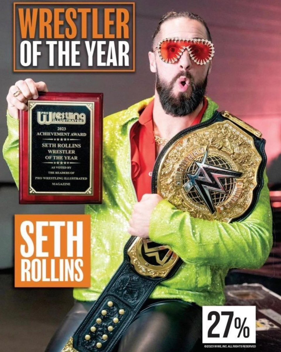 Por qué que tanta algarabía por unos premios votamos por los lectores de PWI? Decir que Rollins es el luchador del año es mucho, pero que Rhea vs CHARLOTTE fue la mejor lucha del año cuando no fue ni la mejor de WWE? Solo se nota que los lectores en su mayoría solo ven WWE. #wwe