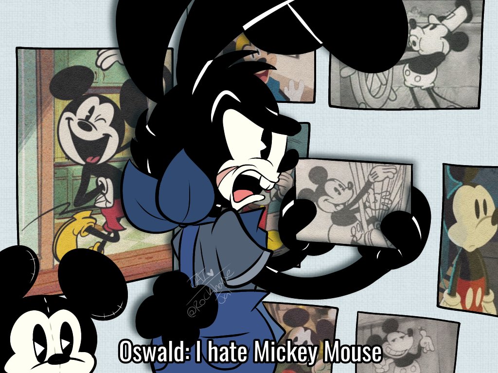 This is canon
(Hes actually very proud of his little brother)

-#Oswaldtheluckyrabbit