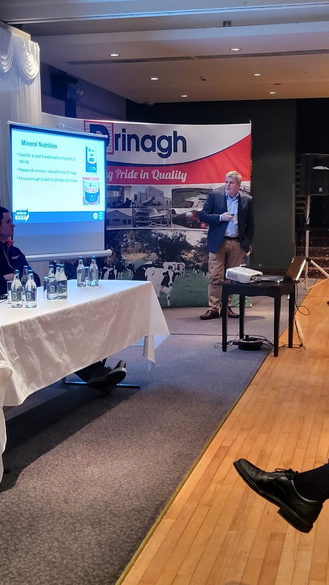 2️⃣ Next speaker up tonight at our Suckler Cow Seminar is Des Cronin of <a href="/InformNutrition/">Inform Nutrition</a> 

#suckler #Cow #seminar <a href="/WestlodgeHotel/">Westlodge Hotel</a> #drinaghcoop