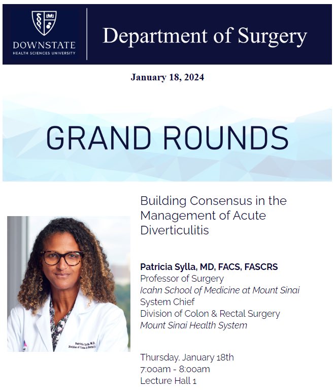 SUNY Downstate General Surgery Residency tweet media