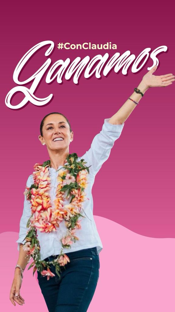 Simplemente #ConClaudiaGanamos