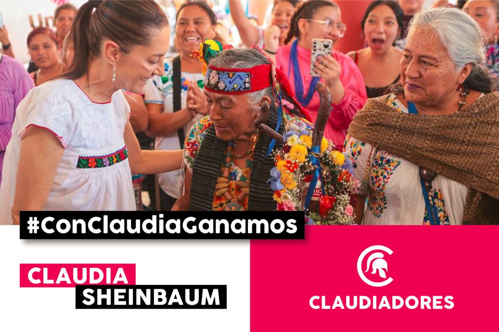 #ConClaudiaGanamos se nota el cambio viva México
