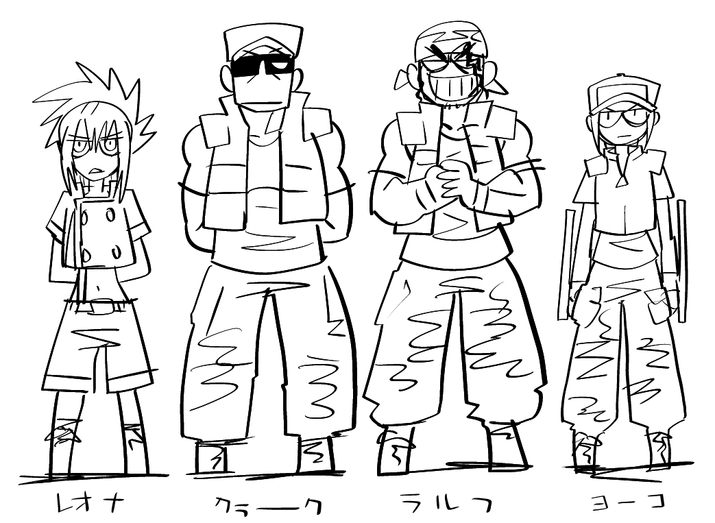 うろおぼえで描くと混ざりがちな人達