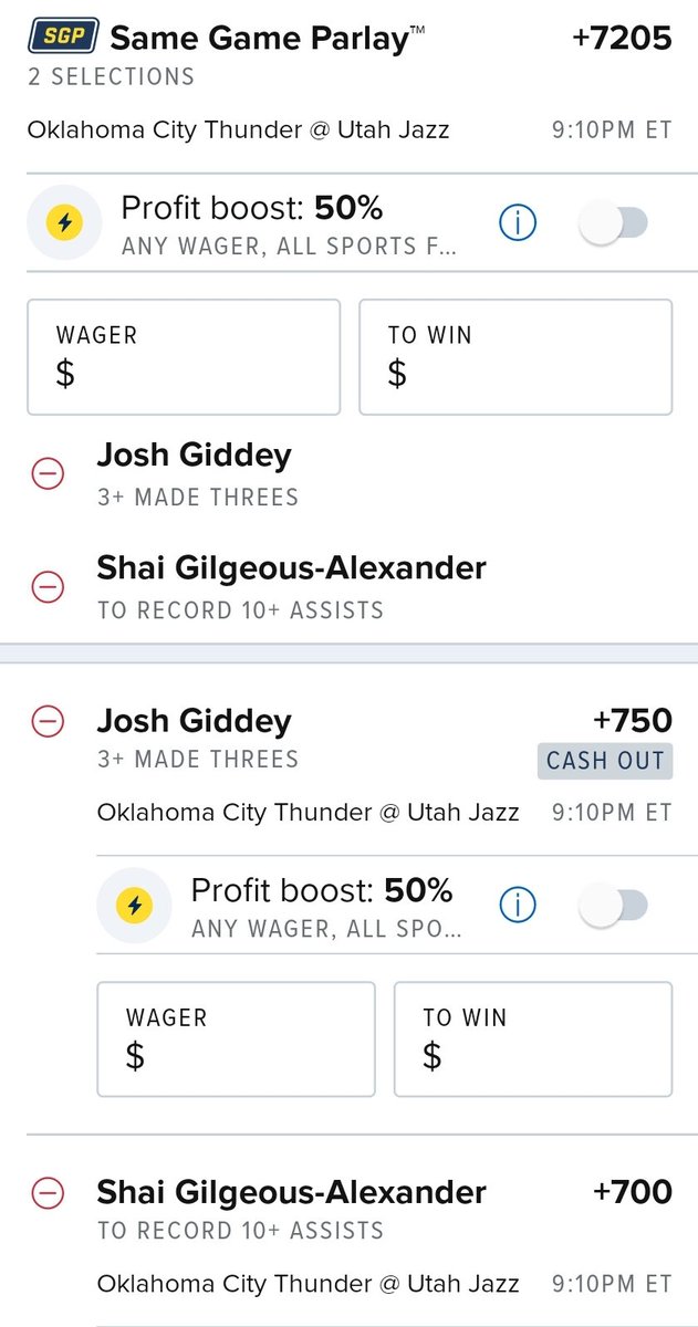 theintuitivefox's tweet photo. 🏀💣

SGA 10+ assists 
Giddy 3+ 3's 

#GamblingX 
#GamblingTwitter 

💀9️⃣9️⃣💀

@99Proplems bonus play for the night https://t.co/NKlUQZ1Kjc