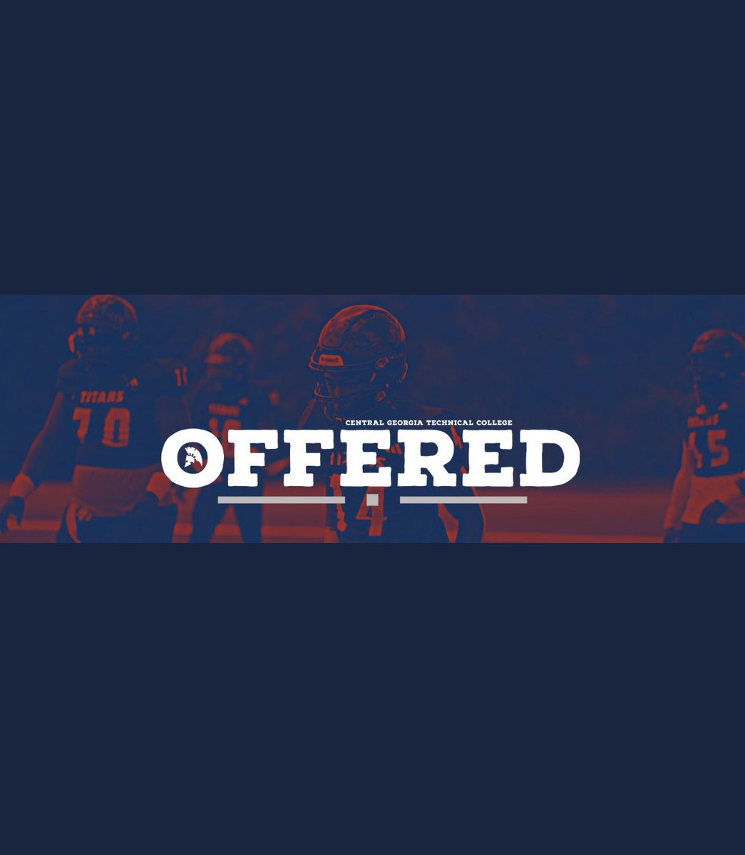 Blessed to receive my 4th offer from Central Georgia Tech!!
<a href="/coachcurtis42/">MCRECRUITS.COM</a> <a href="/niketaq/">Coach “Blizzy” Niketa Battle</a> <a href="/_Coach_O/">⭕Coach Owens❌</a> <a href="/dreamchasin21/">Coach Mont</a> <a href="/msb4302003/">@coachMBell M.Ed (Boom)</a> <a href="/Webelieveinme_2/">COACH MENTOR LEADER OF MEN/WOMEN</a> @AASRHerreraSWFL <a href="/kato_coach/">Coach Kato Hitson</a>