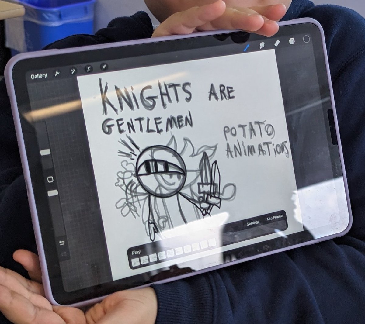 MrHennigar's tweet image. Ancient civilizations projects are underway. 3D designing a crown, green screen videos, Bloxels games, stop motion, Blooket game creation, sewing and more are in the works. 

1.5 hours felt like 15 minutes... I'm excited to see how far these go! 👑
#MakerEdNS @westbedfordPP_8