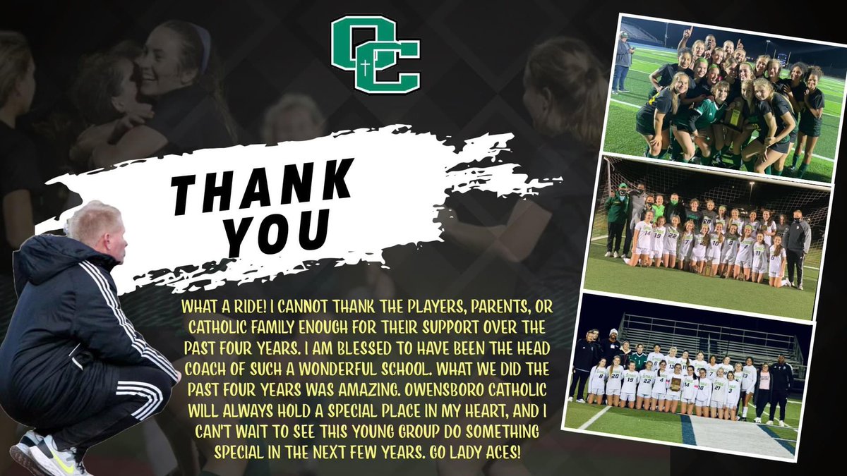 Best of luck Coach Hines on your next coaching job!