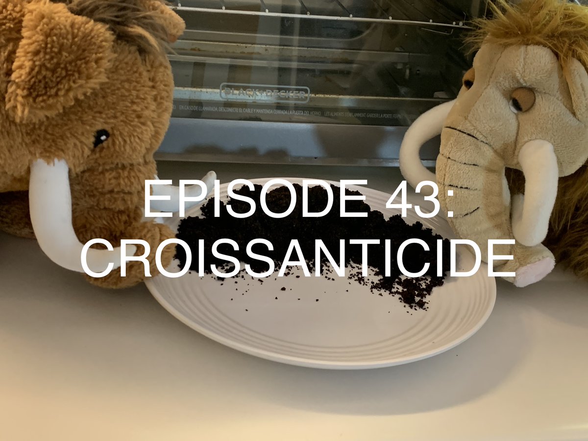 Enjoy Episode 43 where we take on the modern day issue of croissanticide!

youtube.com/watch?v=ZQQQ-I…

#btrain #btrainband #btrainpodcast #MAGA #mammoths #mammothsaregreatagain #croissant #croissantlover #croissanticide