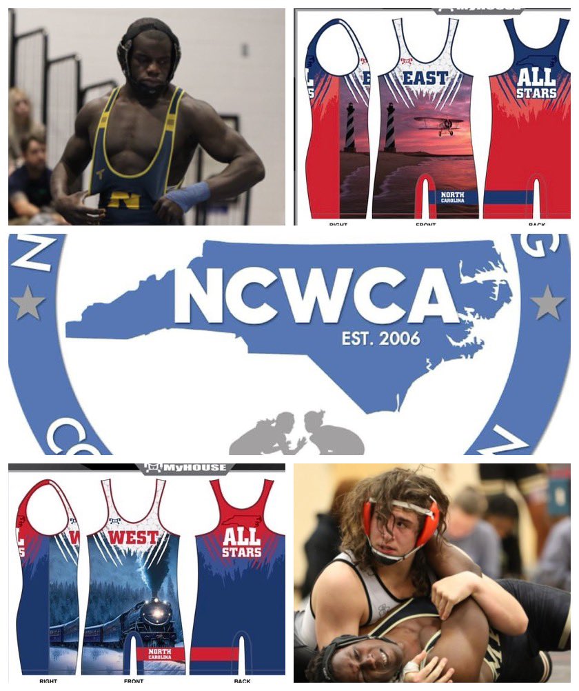 NCWCA ALL STAR MATCH CONFIRMED #11- 175 lbs Hunter Testa - Davie vs Kamar Brown - Northside Jax <a href="/NCWrestleCoach/">North Carolina Wrestling Coaches Assocation</a>