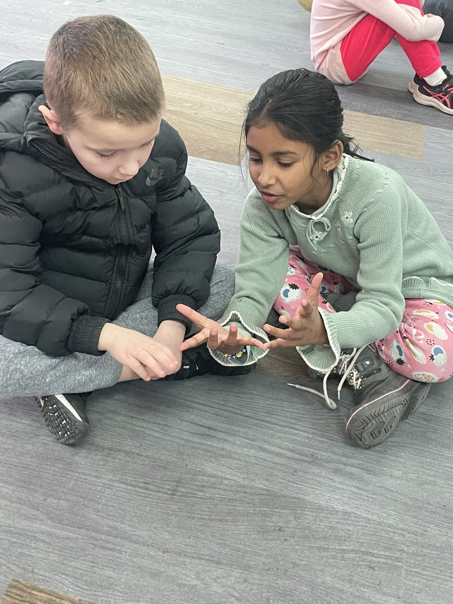 trailboundteach's tweet photo. First grade mathematicians using their fingers as tools to solve the math problem ? - 4 = 13 during number corner today! @troyschools @Costello_Tweets https://t.co/5gnfmEenl6