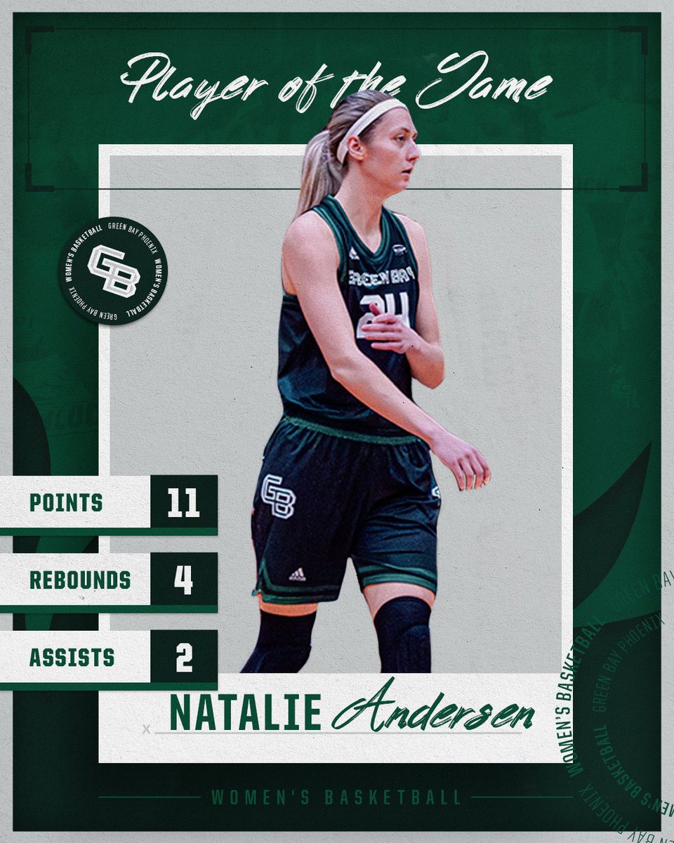 gbphoenixwbb's tweet photo. .@andersennat was solid tonight, tallying 11 points while grabbing four rebounds. Her spark off the bench makes her tonight's Player of the Game!

#RiseWithUs https://t.co/LFXhRuml2b