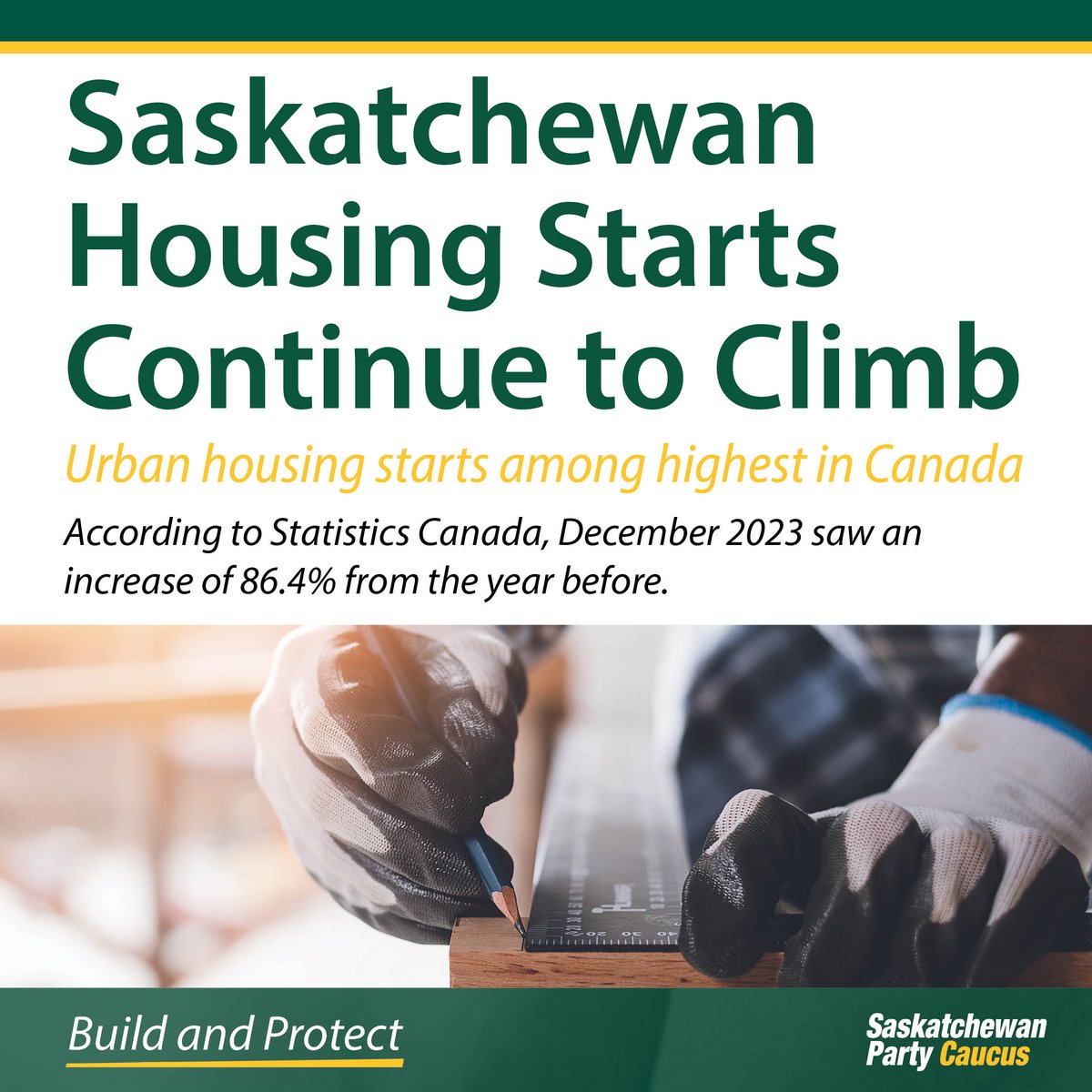 lisalambert88's tweet photo. Housing starts represent the number of new housing builds where construction has begun. These numbers show that people are continuing to build their futures in this province, keeping our communities and economy strong and prosperous for everyone. https://t.co/K8wL7eKzSE