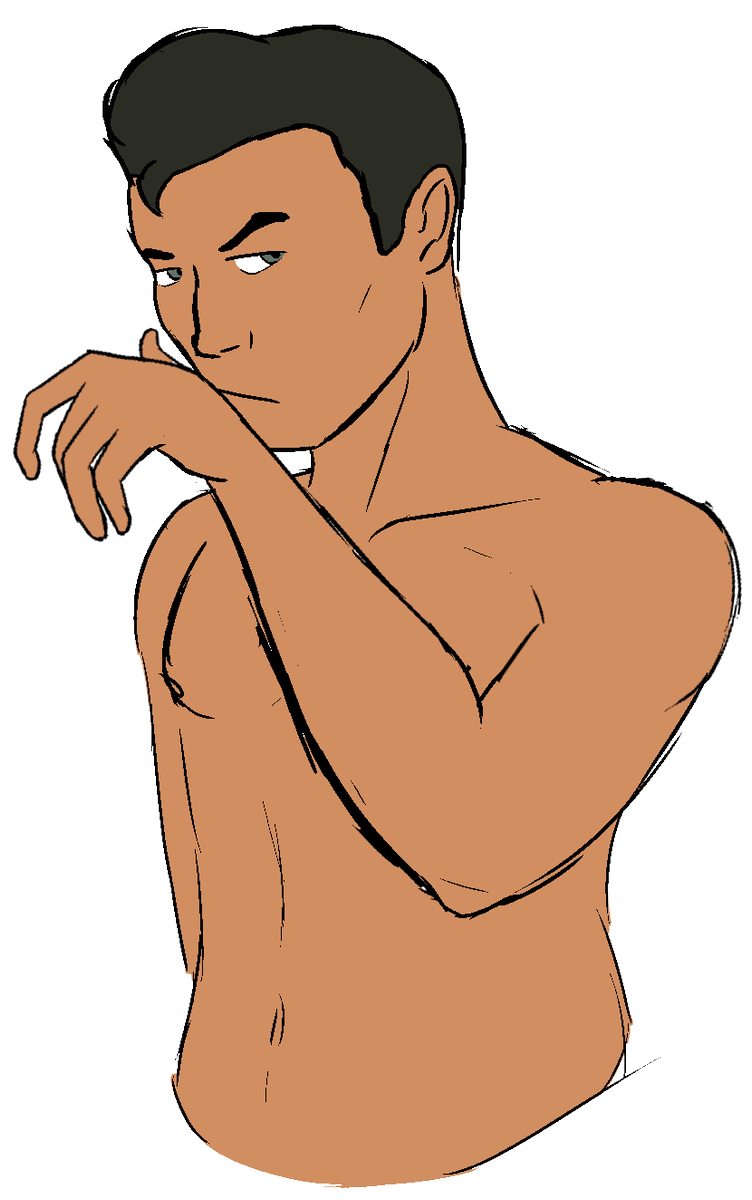 Segapop115's tweet photo. Lately I've been trying to get better at drawing men, so who better to start with than Butch DeLoria my beloved (I actually started with Alex Stardew Valley, but shhhh)
#butch #butchdeloria #tunnelsnake #bodypractice #fallout3companion #fallout3 #digitalart https://t.co/vf9Lw2FkIs