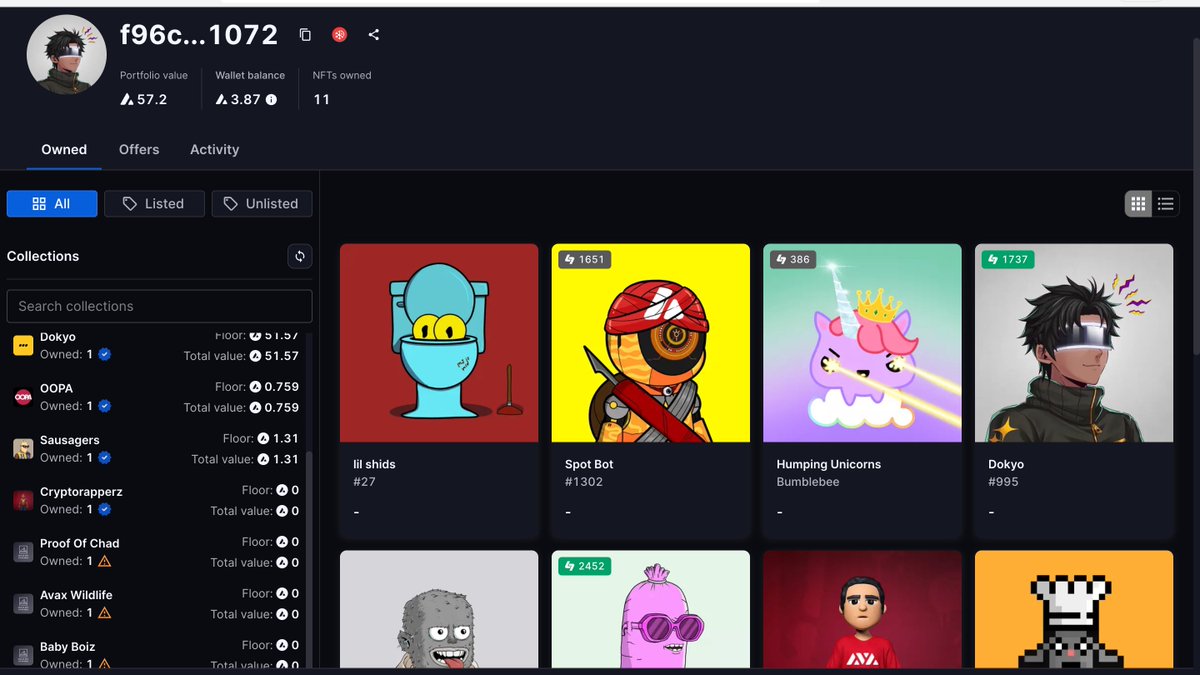 The goblin chad found its way to Emin's wallet, not my fault 👐