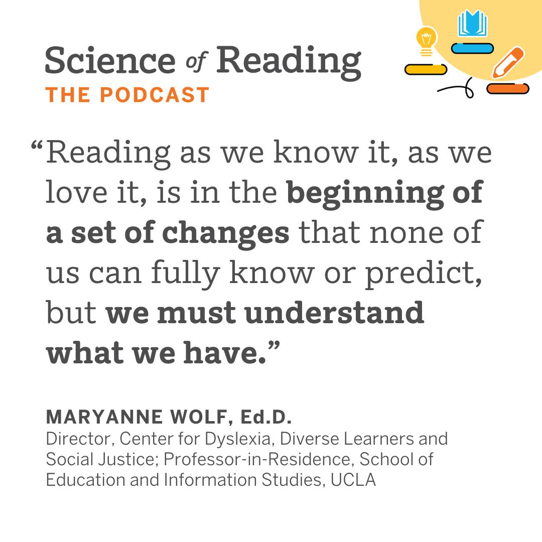 We owe our children far more than proficiency. Through the construction of the Deep Reading Brain, a child learns to think, to question, to take perspective and to care, deeply. The world needs Deep Readers.amplify.com/episode/scienc…
