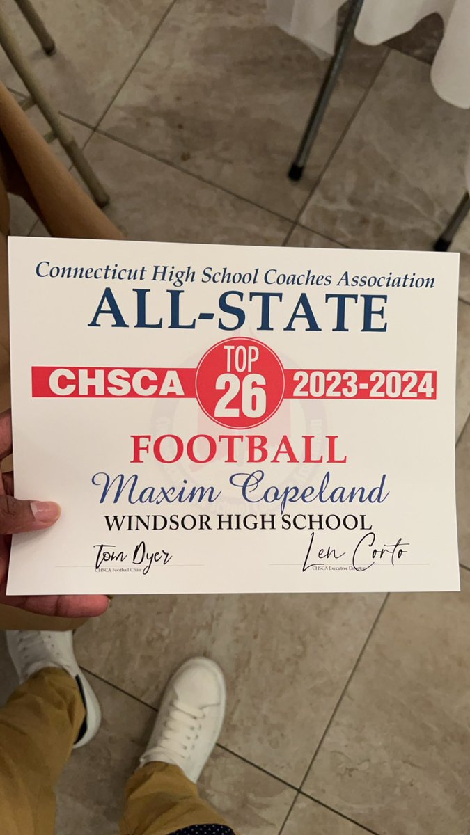 Most definitely Blessed to be named a top 26 athlete in the State of Connecticut ❤️ #AGTG