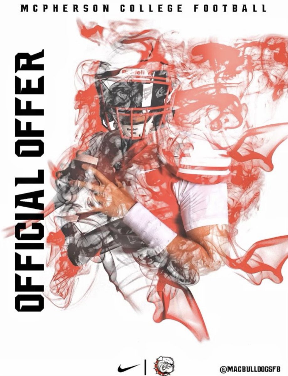 Parker Bunderson (@park_bund) on Twitter photo Excited to announce my second offer to play football at McPherson College! <a href="/JoshPisik/">Coach Pisik</a> <a href="/MHSWarriorFB/">MHSWarriorFootball</a> <a href="/triplethreatfbb/">Triple Threat sports academy</a> <a href="/GregBiggins/">Greg Biggins</a> <a href="/PGregorian/">Paul Gregorian</a> <a href="/CoachWoody82/">Coach Woody</a> <a href="/PrepRedzoneID/">Prep Redzone Idaho</a> <a href="/SWR_RFT/">Shane Williams-Rhodes</a> <a href="/NickFarman55/">Nick Farman M.S.</a> Excited to announce my second offer to play football at McPherson College! <a href="/JoshPisik/">Coach Pisik</a> <a href="/MHSWarriorFB/">MHSWarriorFootball</a> <a href="/triplethreatfbb/">Triple Threat sports academy</a> <a href="/GregBiggins/">Greg Biggins</a> <a href="/PGregorian/">Paul Gregorian</a> <a href="/CoachWoody82/">Coach Woody</a> <a href="/PrepRedzoneID/">Prep Redzone Idaho</a> <a href="/SWR_RFT/">Shane Williams-Rhodes</a> <a href="/NickFarman55/">Nick Farman M.S.</a>