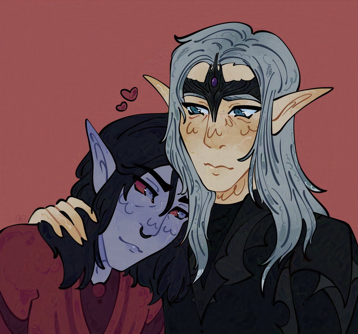 MINRATHOU's tweet photo. Hi anyways reposting this lovely artwork of Mannimarco and Nayβantar by @IoTheSC because I miss them *cage rattling noises*
#Mannimarco #ESOfam π©Έπͺ± https://t.co/xcyTjTnZsG