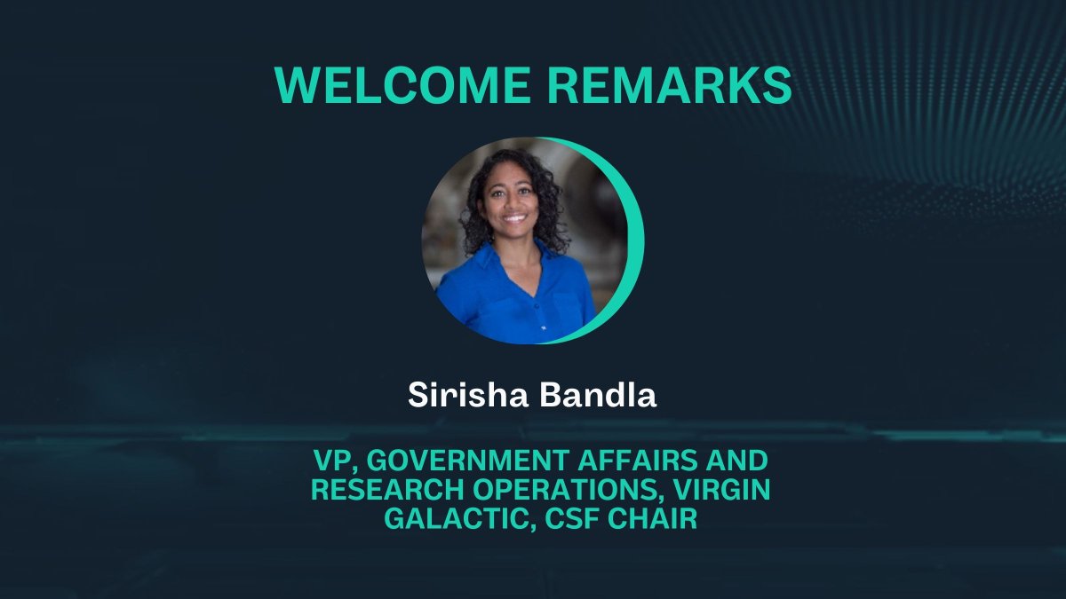 We're pleased to announce our very own Chair @SirishaBandla will be delivering the Welcome Remarks at the Commercial Space Transportation Conference on Feb. 21-22. Register Here: cstconference.space