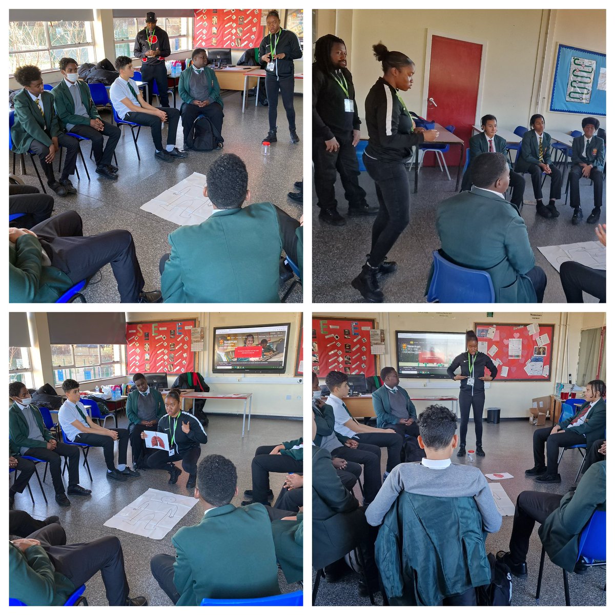 Thanks to Davis Williams at #manhoodacademyglobal for arranging for @StreetDoctors to work with our students. Students learnt valuable #firstaid skills & what to do if they find someone who is bleeding. @sportandthought @JasonRobertsFdn @DOW_Ed_Service @CathEdService