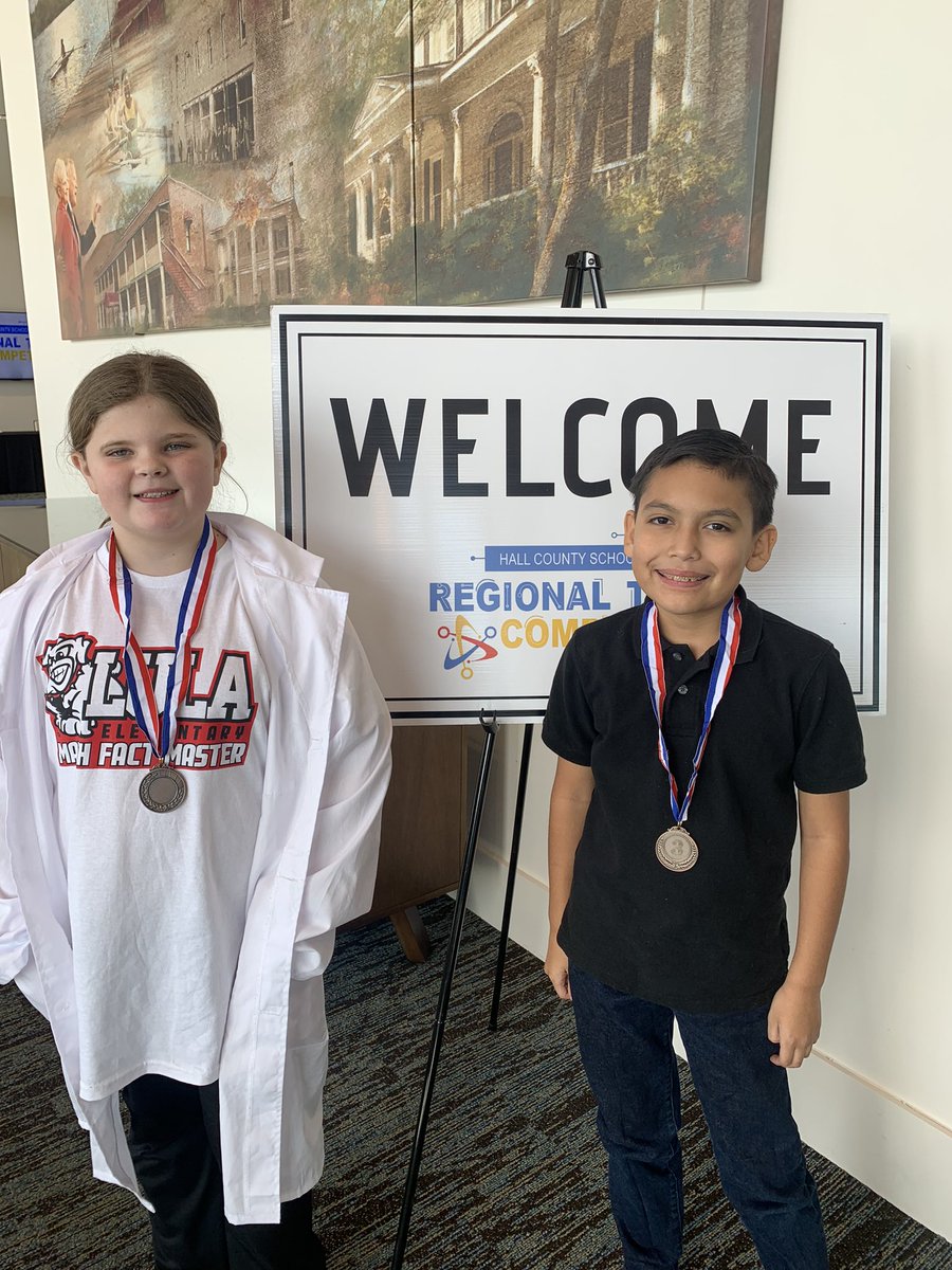 LulaElementary's tweet photo. Way to go Bulldog Tech Team! Congratulations to Sarah Ford who placed in 3rd in Robotics for 5th &amp; 6th grade and Julian Zapata who placed 3rd in Animation for 3rd &amp; 4th grade at the Hall County Tech Fair. We are so proud of all our students who competed today! https://t.co/w2Um3tNzqf